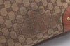 Authentic GUCCI Shoulder Tote Bag GG Canvas Leather 120897 Brown 4414J