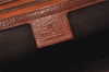 Authentic GUCCI Shoulder Tote Bag GG Canvas Leather 120897 Brown 4414J