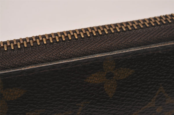 Authentic Louis Vuitton Monogram Zippy Long Wallet Purse M60017 LV 4415J