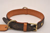 Authentic Louis Vuitton Monogram Collier Baxter GM Dog Collar M58070 LV 4416J