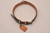Authentic Louis Vuitton Monogram Collier Baxter GM Dog Collar M58070 LV 4416J