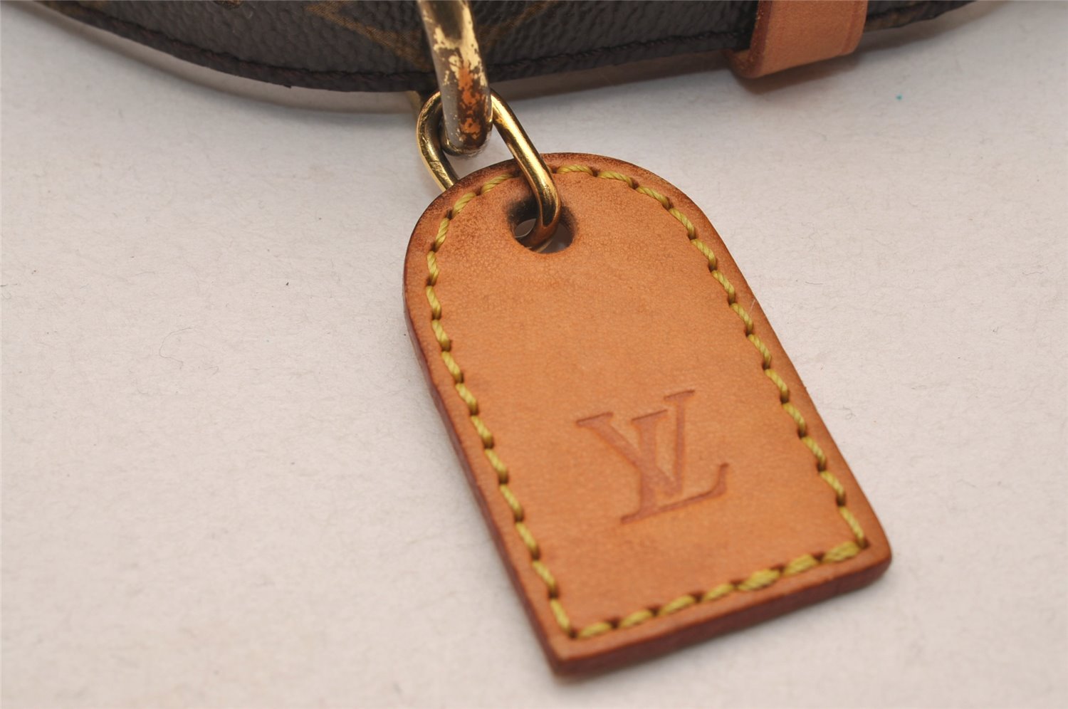 Authentic Louis Vuitton Monogram Collier Baxter GM Dog Collar M58070 LV 4416J
