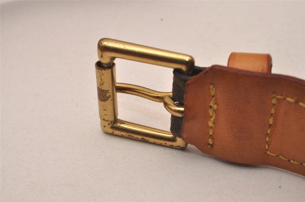 Authentic Louis Vuitton Monogram Collier Baxter GM Dog Collar M58070 LV 4416J