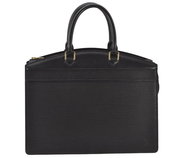 Authentic Louis Vuitton Epi Riviera Hand Bag Black M48182 LV Junk 4416K