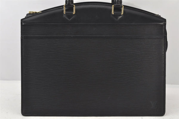Authentic Louis Vuitton Epi Riviera Hand Bag Black M48182 LV Junk 4416K