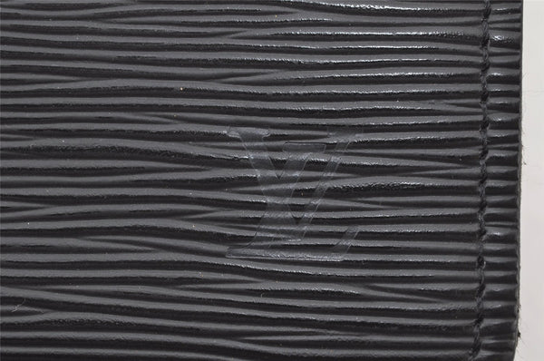 Authentic Louis Vuitton Epi Riviera Hand Bag Black M48182 LV Junk 4416K