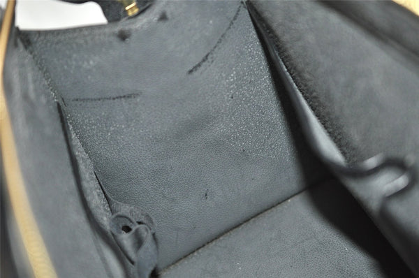 Authentic Louis Vuitton Epi Riviera Hand Bag Black M48182 LV Junk 4416K