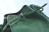 Authentic Louis Vuitton Epi Noe Shoulder Drawstring Bag Green M44004 LV 4418I