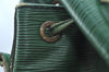 Authentic Louis Vuitton Epi Noe Shoulder Drawstring Bag Green M44004 LV 4418I