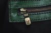 Authentic Louis Vuitton Epi Noe Shoulder Drawstring Bag Green M44004 LV 4418I