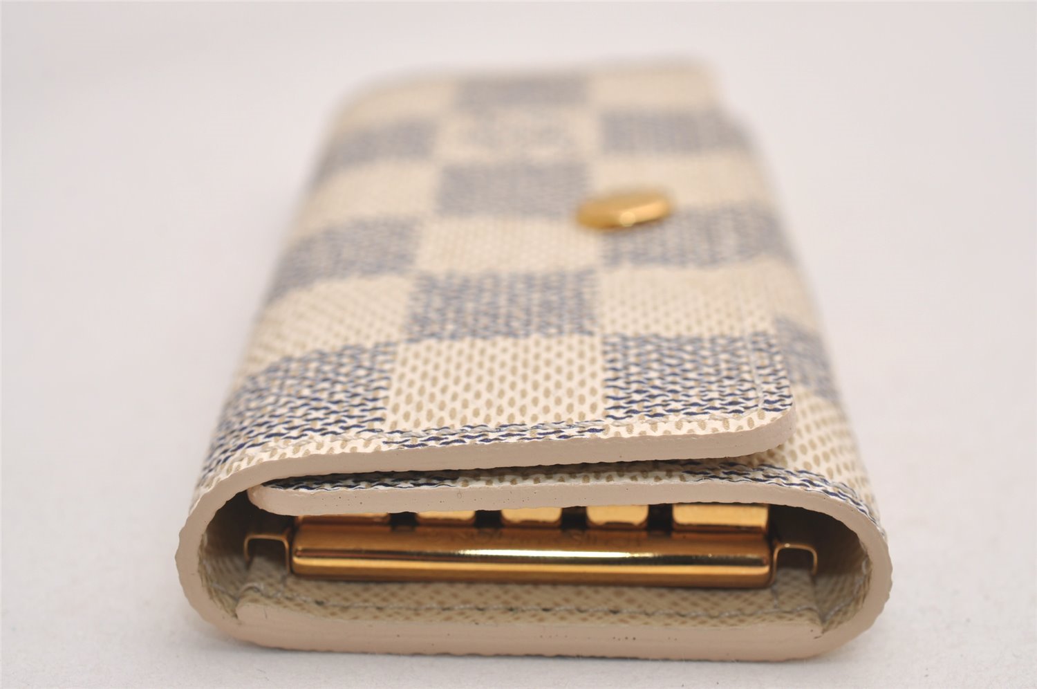 Authentic Louis Vuitton Damier Azur Multicles 4 Key Case Holder N60020 LV 4418J
