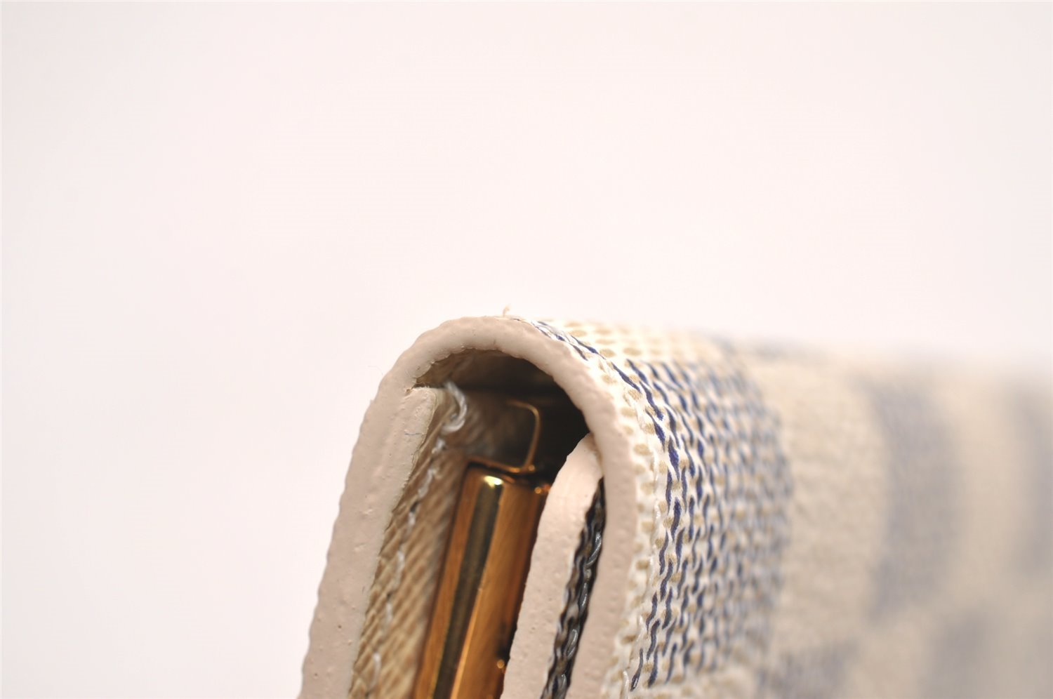 Authentic Louis Vuitton Damier Azur Multicles 4 Key Case Holder N60020 LV 4418J