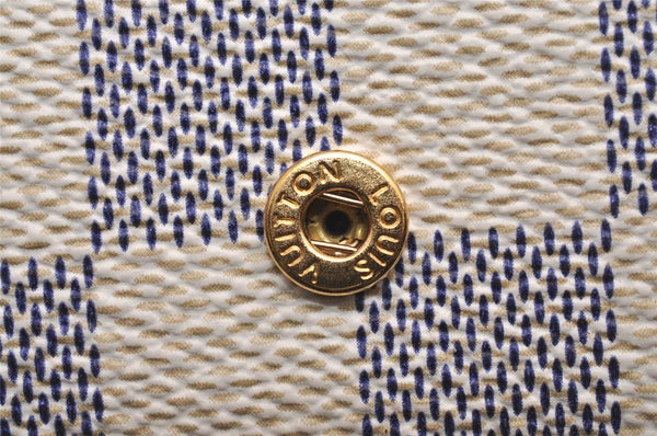 Authentic Louis Vuitton Damier Azur Multicles 4 Key Case Holder N60020 LV 4418J