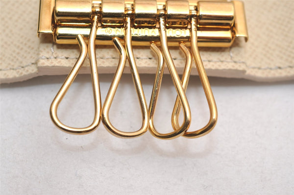 Authentic Louis Vuitton Damier Azur Multicles 4 Key Case Holder N60020 LV 4418J