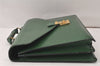 Authentic Louis Vuitton Epi Serviette Conseiller Briefcase Green M54424 LV 4418K
