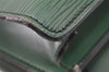 Authentic Louis Vuitton Epi Serviette Conseiller Briefcase Green M54424 LV 4418K