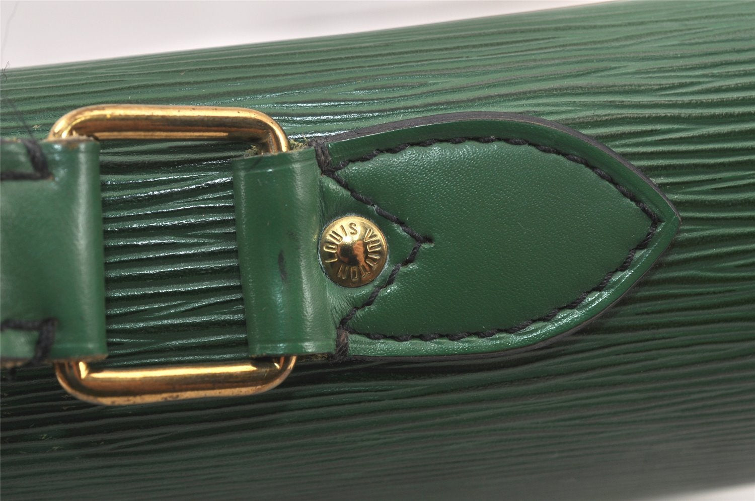 Authentic Louis Vuitton Epi Serviette Conseiller Briefcase Green M54424 LV 4418K