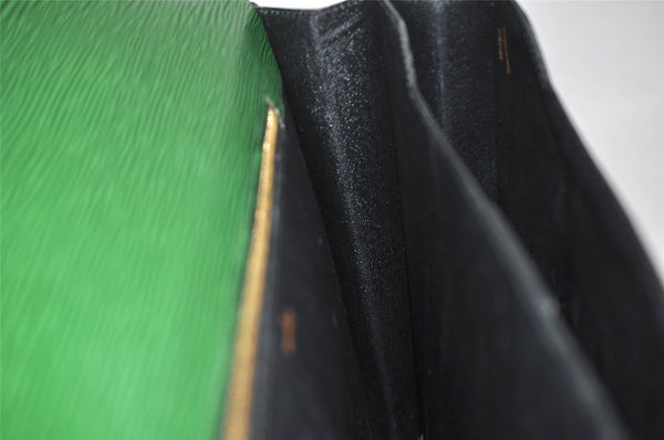 Authentic Louis Vuitton Epi Serviette Conseiller Briefcase Green M54424 LV 4418K