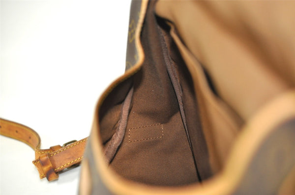 Authentic Louis Vuitton Monogram Saumur 35 Shoulder Cross Bag M42254 Junk 4419I