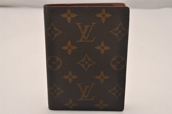 Authentic Louis Vuitton Monogram Couverture Passport Cover M60179 LV 4419J