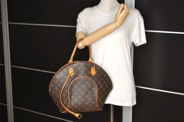 Authentic Louis Vuitton Monogram Ellipse MM Hand Bag M51126 LV Junk 4420I