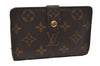 Auth Louis Vuitton Monogram Porte Monnaie Billets Viennois M61663 Wallet 4420J