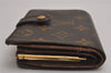 Auth Louis Vuitton Monogram Porte Monnaie Billets Viennois M61663 Wallet 4420J