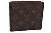 Authentic Louis Vuitton Monogram Porte Billet Carte Credit M60879 Wallet 4421J