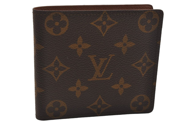 Authentic Louis Vuitton Monogram Porte Billet Carte Credit M60879 Wallet 4421J