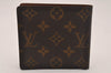 Authentic Louis Vuitton Monogram Porte Billet Carte Credit M60879 Wallet 4421J