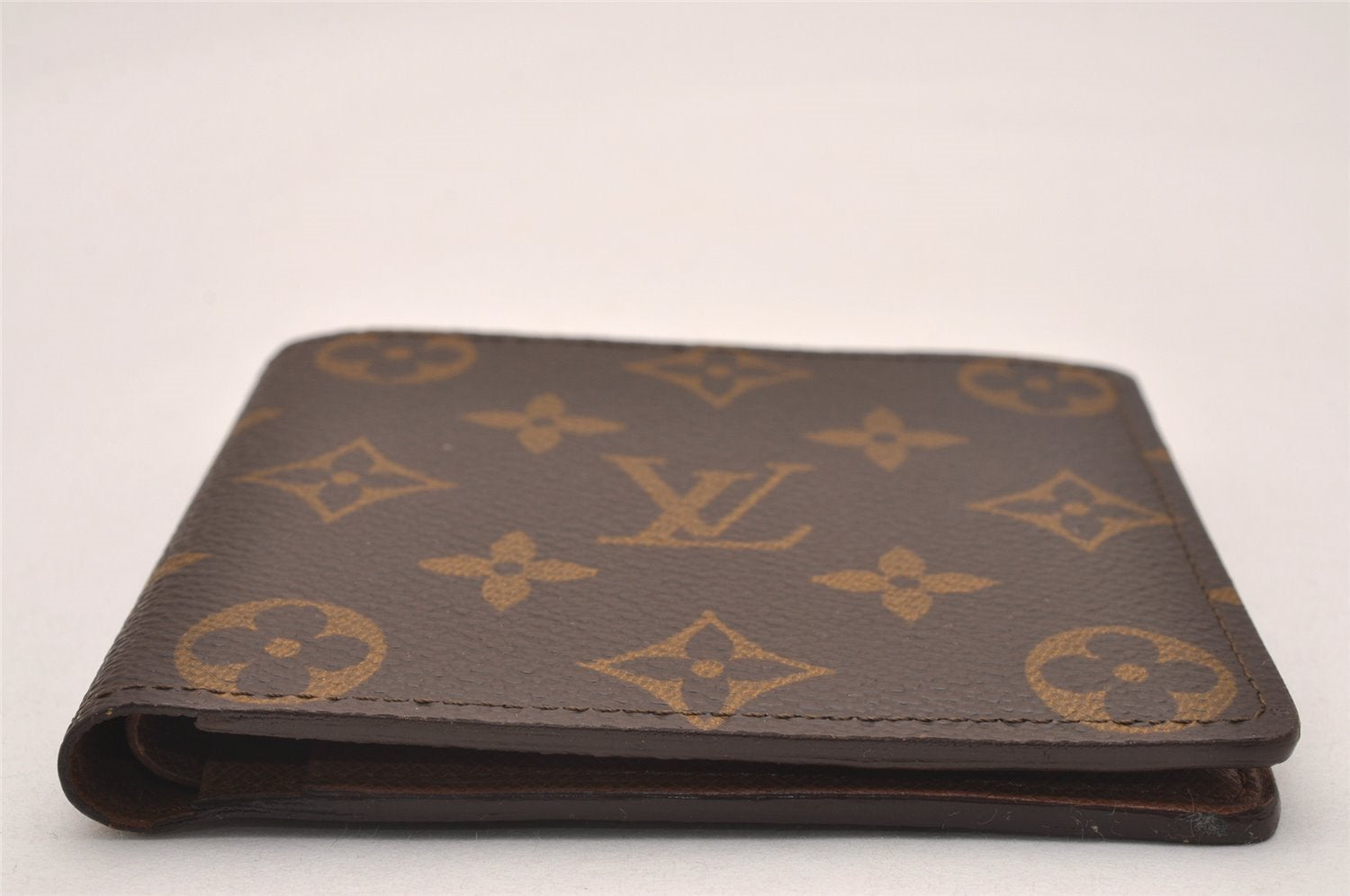 Authentic Louis Vuitton Monogram Porte Billet Carte Credit M60879 Wallet 4421J