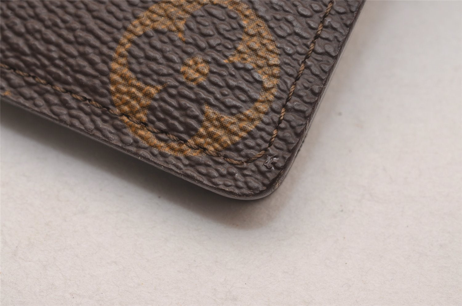 Authentic Louis Vuitton Monogram Porte Billet Carte Credit M60879 Wallet 4421J