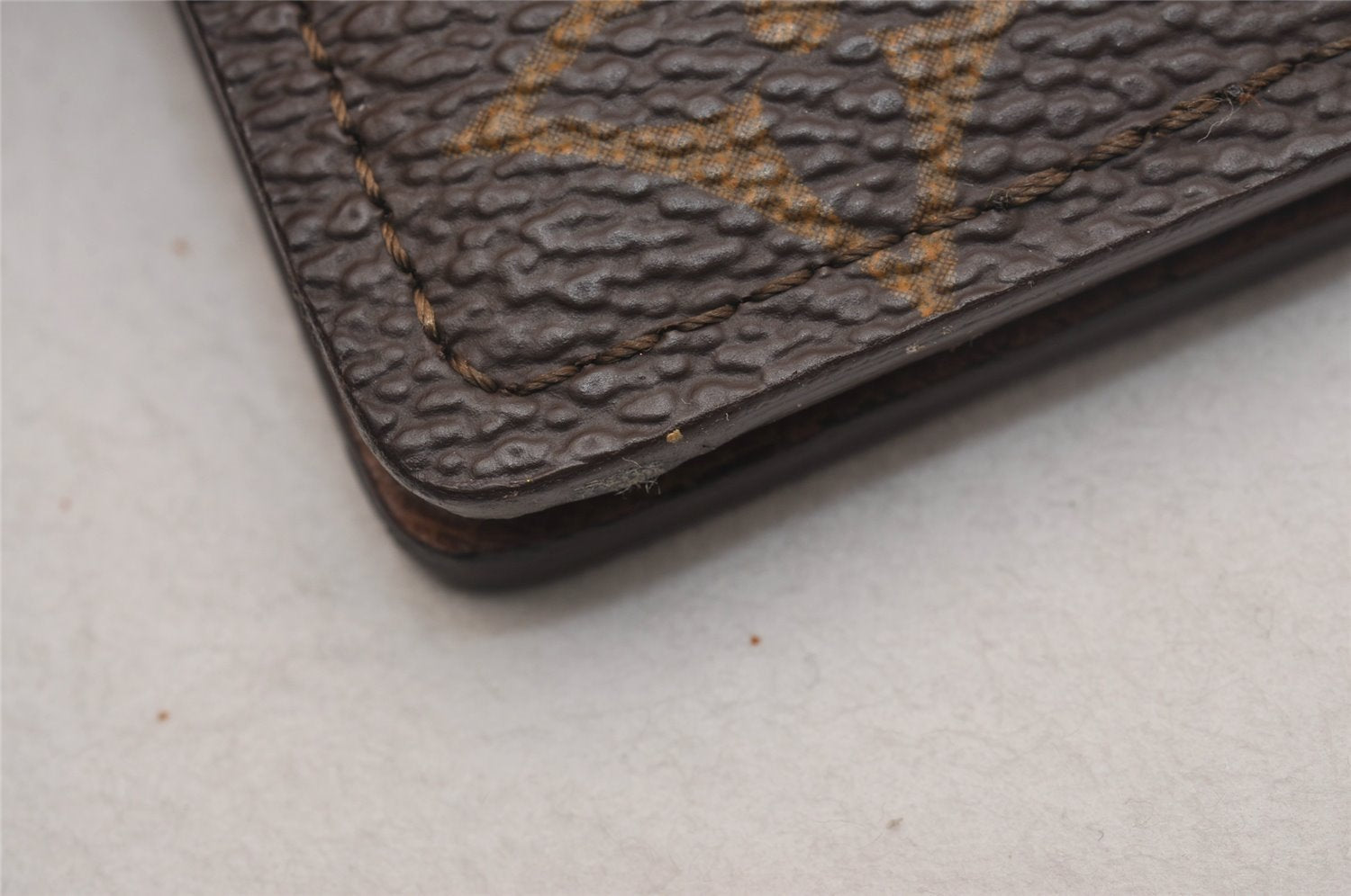 Authentic Louis Vuitton Monogram Porte Billet Carte Credit M60879 Wallet 4421J