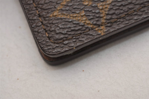Authentic Louis Vuitton Monogram Porte Billet Carte Credit M60879 Wallet 4421J