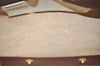 Auth HERMES Her Bag Cabas GM & GM 2Way Shoulder Tote Bag Canvas White 4421K