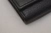 Authentic GUCCI Petite Mormont 6 Key Case Holder Leather 456118 Black 4422J