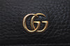 Authentic GUCCI Petite Mormont 6 Key Case Holder Leather 456118 Black 4422J