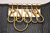 Authentic GUCCI Petite Mormont 6 Key Case Holder Leather 456118 Black 4422J