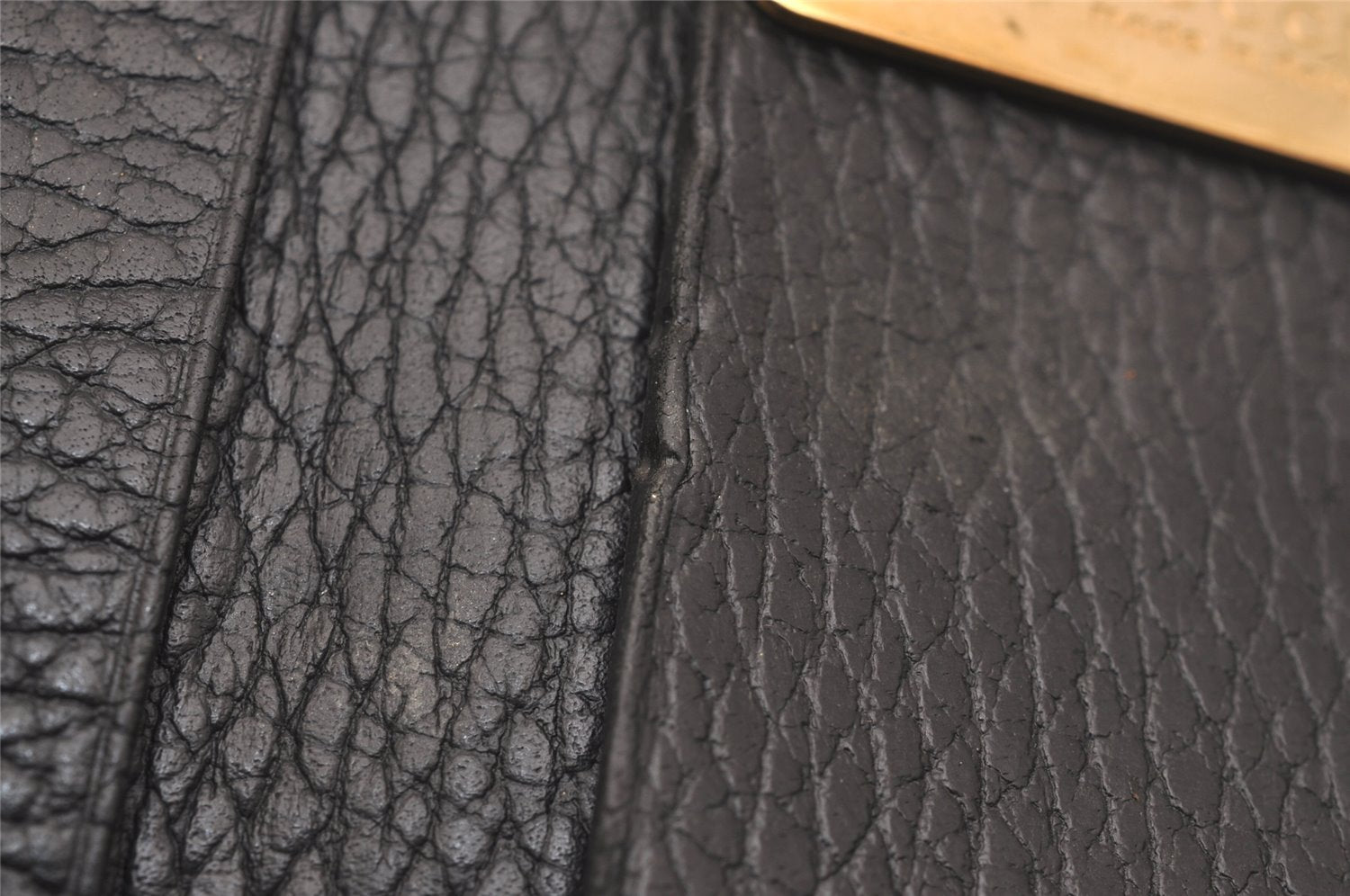 Authentic GUCCI Petite Mormont 6 Key Case Holder Leather 456118 Black 4422J