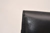 Authentic PRADA Vintage Leather Long Wallet Purse Black Box 4423J