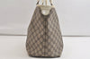 Authentic GUCCI Vintage Shoulder Tote Bag GG PVC Leather 197953 Brown 4423K
