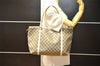 Authentic GUCCI Vintage Shoulder Tote Bag GG PVC Leather 197953 Brown 4423K