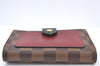 Authentic Louis Vuitton Damier Portefeuille Juliet Wallet N60381 Bordeaux 4424H