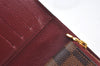 Authentic Louis Vuitton Damier Portefeuille Juliet Wallet N60381 Bordeaux 4424H