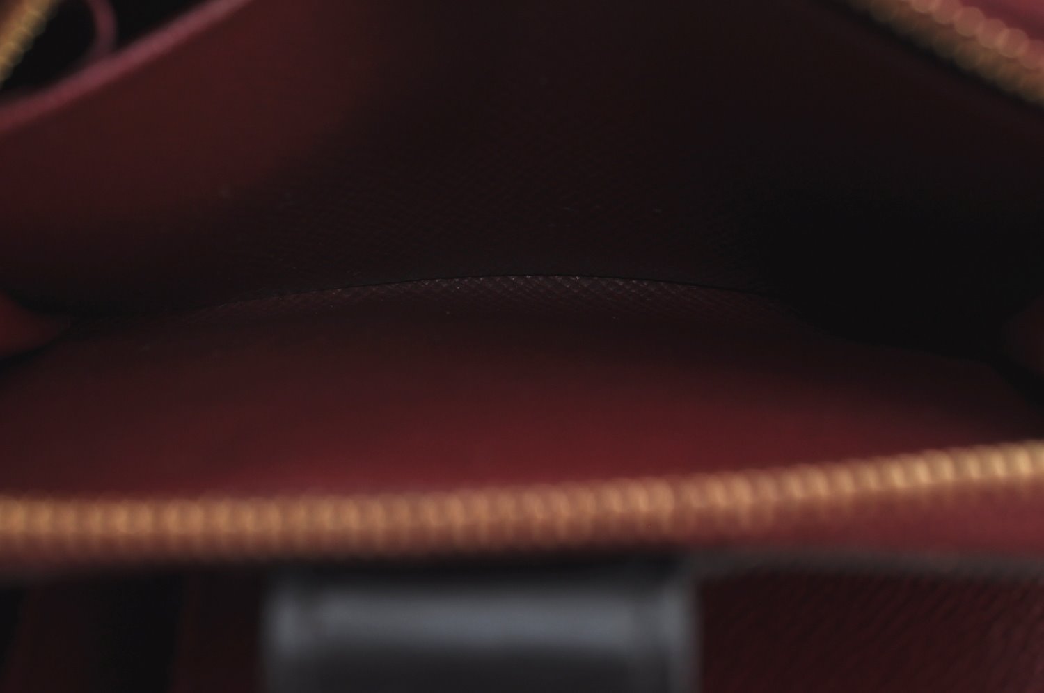 Authentic Louis Vuitton Damier Portefeuille Juliet Wallet N60381 Bordeaux 4424H