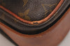 Authentic Louis Vuitton Monogram Cartouchiere MM Shoulder Bag Old Model 4424J