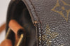 Authentic Louis Vuitton Monogram Cartouchiere MM Shoulder Bag Old Model 4424J