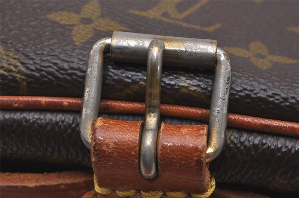 Authentic Louis Vuitton Monogram Cartouchiere MM Shoulder Bag Old Model 4424J