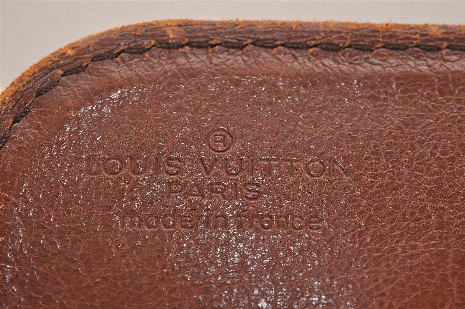 Authentic Louis Vuitton Monogram Cartouchiere MM Shoulder Bag Old Model 4424J