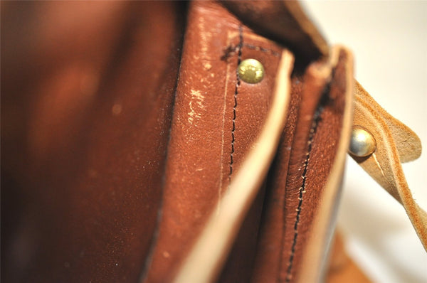 Authentic Louis Vuitton Monogram Cartouchiere MM Shoulder Bag Old Model 4424J